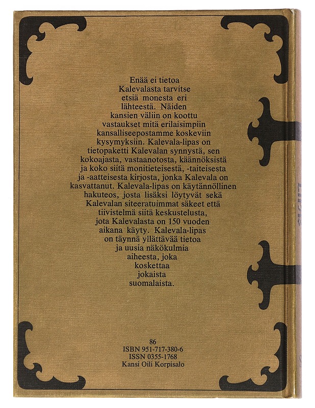 Kalevalalipas - Kuusi, Matti - Elämäkerrat ja muistelmat - 10105448940 - 1
