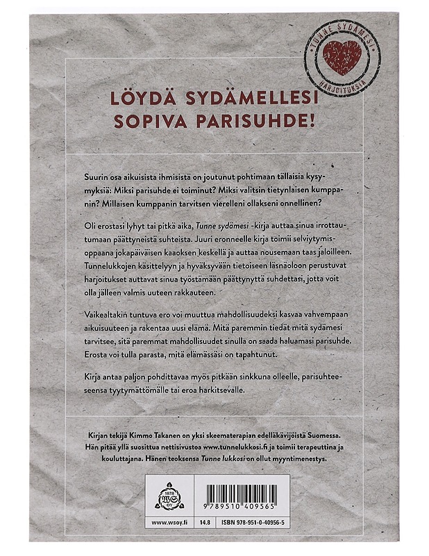 Tunne sydämesi : matka uuteen rakkauteen - Kimmo Takanen - Tietokirjat ja oppaat - 10105448992 - 1