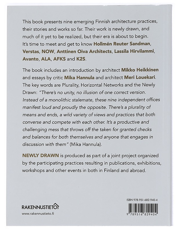 Newly drawn : emerging Finnish architects - Toivonen, Tuomas - Harrastekirjat - 10105449008 - 1