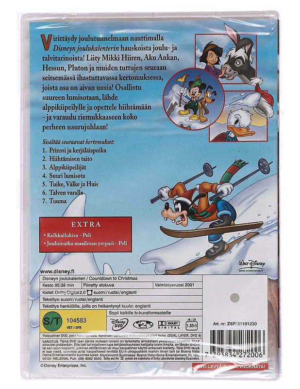Disneyn Joulukalenteri - DVD - DVD-elokuvat - 10105449009 - 1