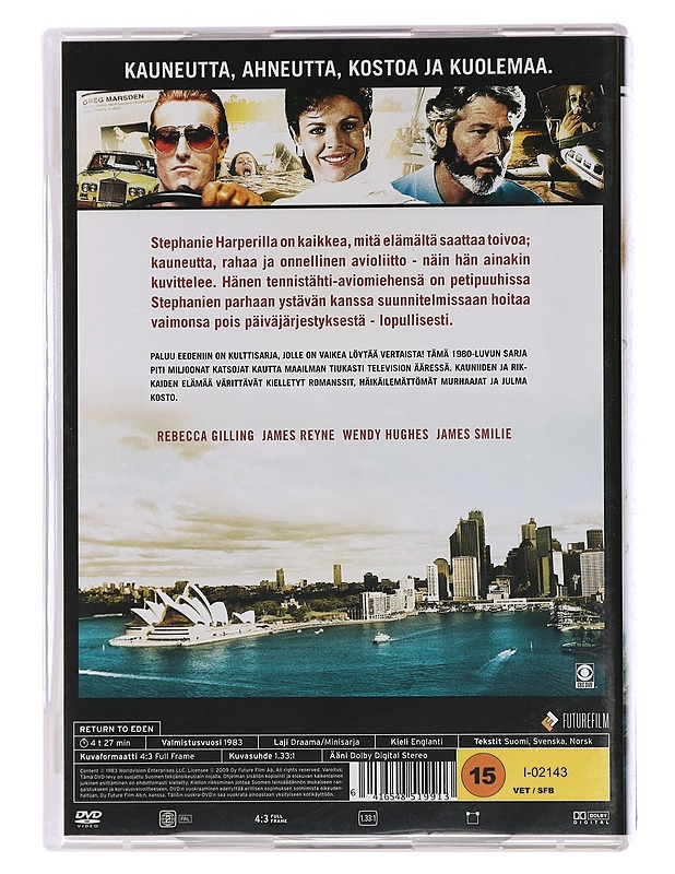 Paluu Eedeniin - DVD - DVD-elokuvat - 10105449011 - 1