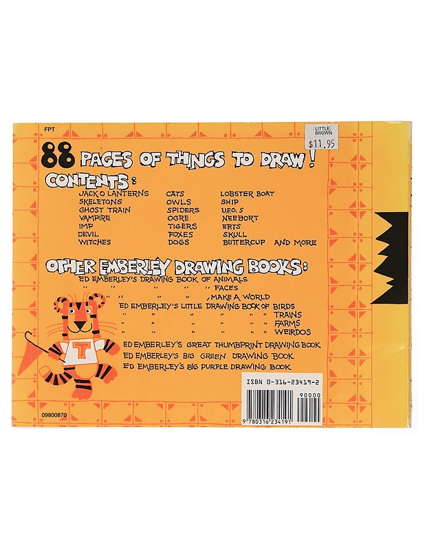 Ed Emberley's Big Orange Drawing Book - Edward R. Emberley - Harrastekirjat - 10105449029 - 1