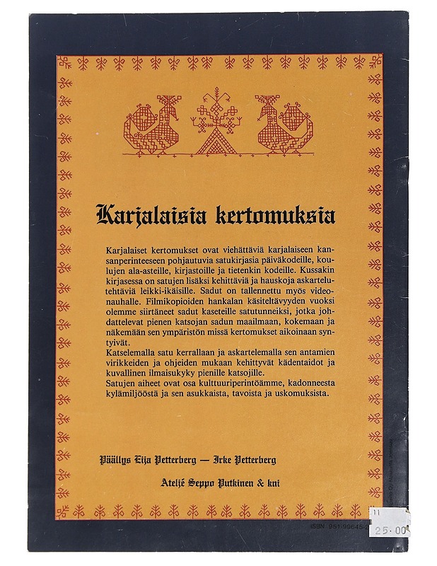 Karjalaisia kertomuksia - Satuja Karjalasta 1 osa: Haltiat - Nuorten kirjat - 10105449035 - 1