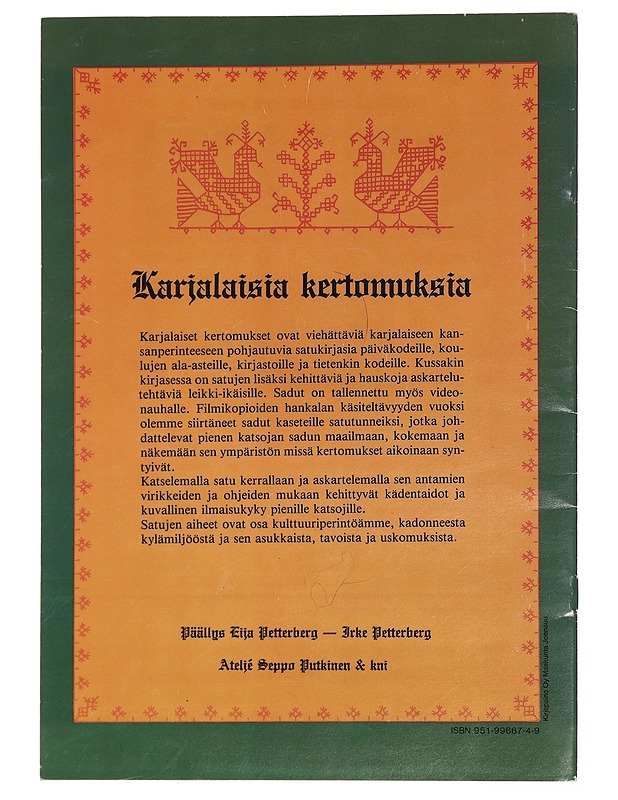 Karjalaisia kertomuksia - Satuja Karjalasta 2 osa: Luonnonantimet - Nuorten kirjat - 10105449045 - 1