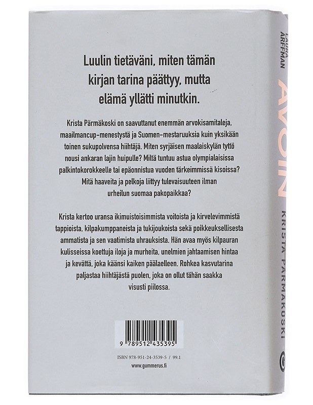Avoin : Krista Pärmäkoski - Laura Arffman - Elämäkerrat ja muistelmat - 10105449057 - 1