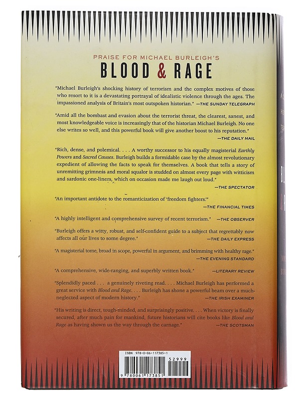 Blood and rage : a cultural history of terrorism - Michael Burleigh - Historiakirjat - 10105449081 - 1