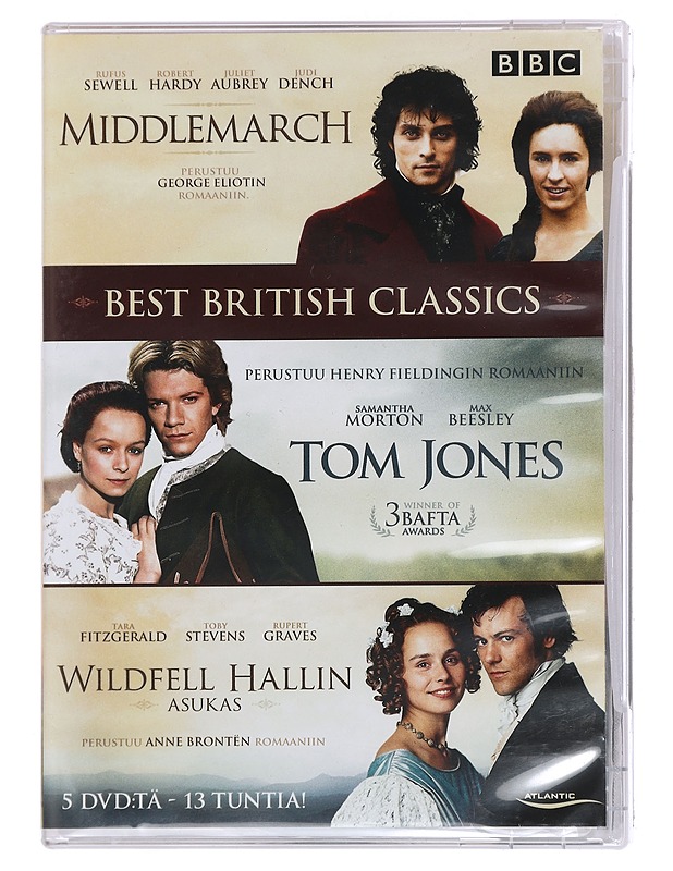 Best British Classics : Middlemarch, Tom Jones, Wildfell Hallin - DVD - DVD-elokuvat - 10105449084 - 0