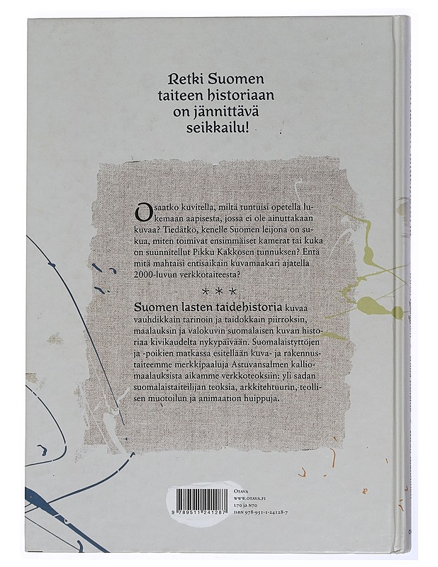 Suomen lasten taidehistoria - Kuisma, Juha - Historiakirjat - 10105449096 - 1