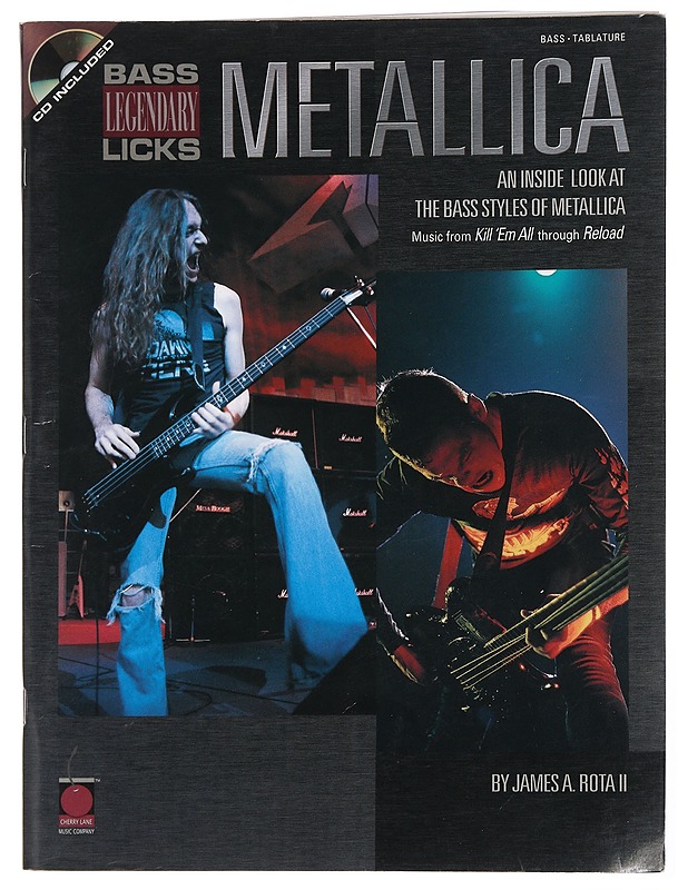 Metallica : an inside look at the bass styles of Metallica - Metallica - Musiikki- ja elokuvakirjat - 10105449101 - 0