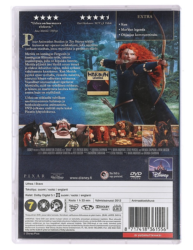 Disney Urhea - DVD - DVD-elokuvat - 10105449107 - 1