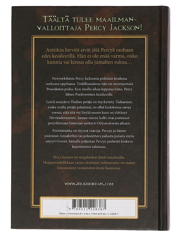 Hirviöidenmeri - Riordan, Rick - Fantasia- ja scifi - 10105449125 - 1