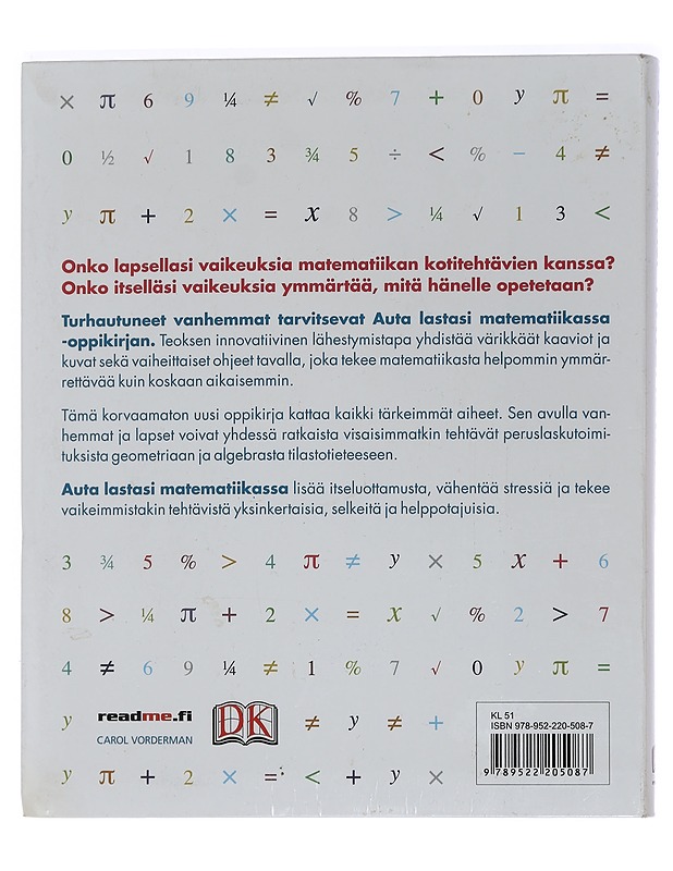 Auta lastasi matematiikassa - Vorderman, Carol - Tietokirjat ja oppaat - 10105449133 - 1