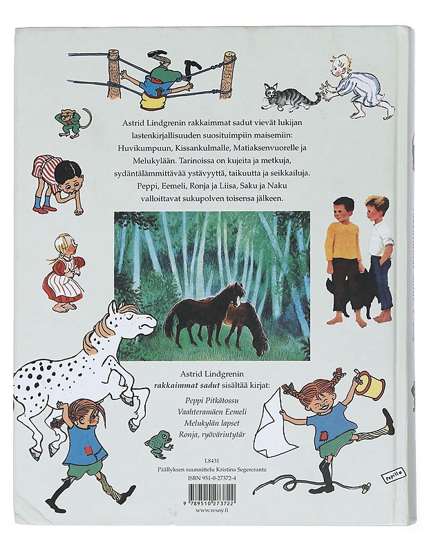 Astrid Lindgrenin rakkaimmat sadut - Lindgren, Astrid - Lastenkirjat - 10105449131 - 1