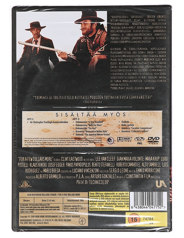 Vain muutaman dollarin tähden - DVD - DVD-elokuvat - 10105449141 - 1