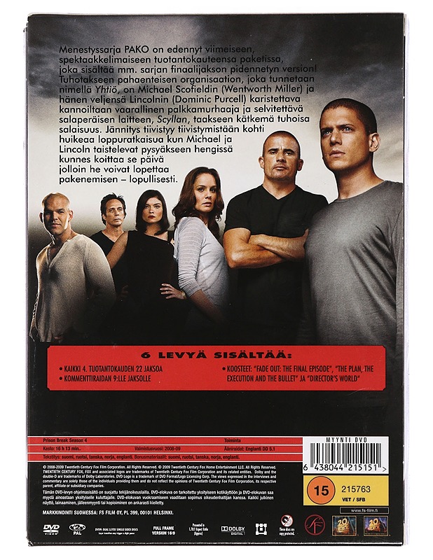 Pako: 4. Tuotantokausi - DVD - DVD-elokuvat - 10105449150 - 1