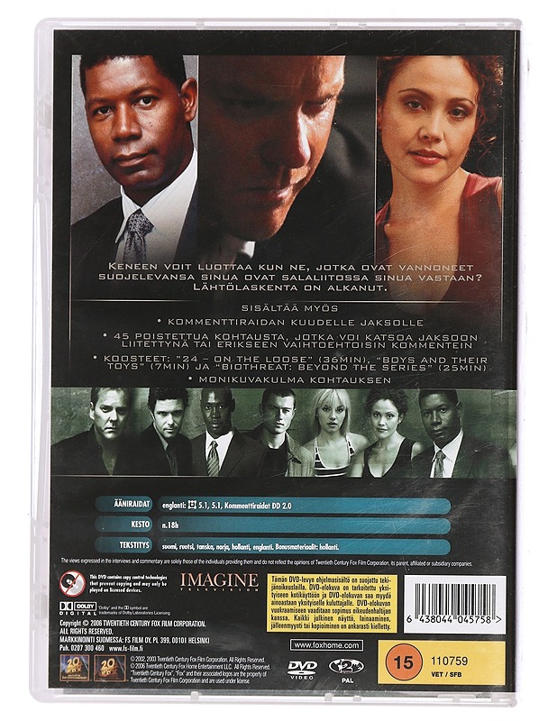 24: 3. tuotantokausi - DVD - DVD-elokuvat - 10105449167 - 1