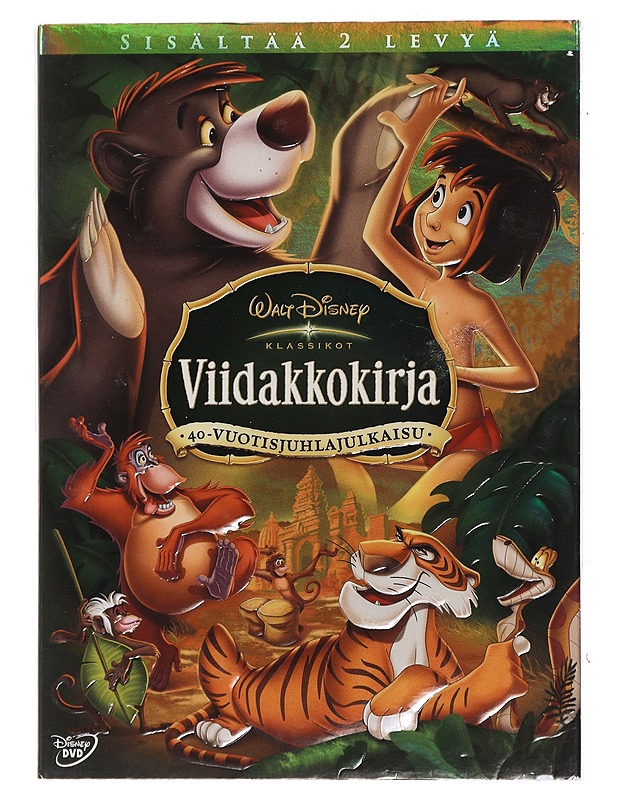 Walt Disney Viidakkokirja - DVD - DVD-elokuvat - 10105449206 - 0