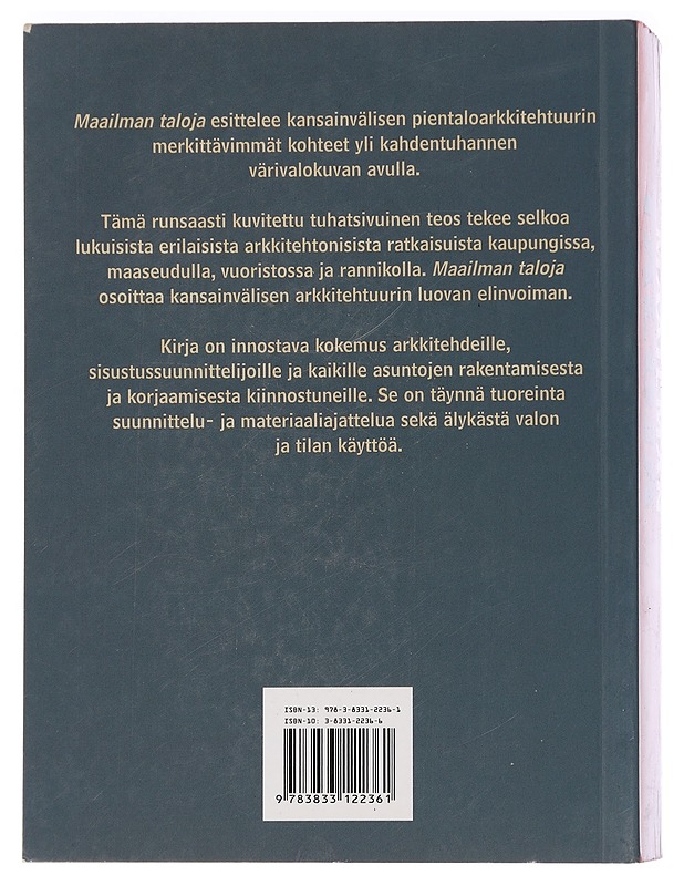 Maailman taloja - Asensio Cerver, Francisco - Harrastekirjat - 10105449247 - 1