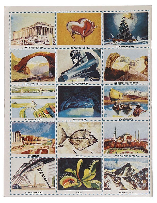 Kultaiset askartelukirjat 3 : Maailman ihmeitä - Karilas, Tauno - Lastenkirjat - 10105449271 - 1