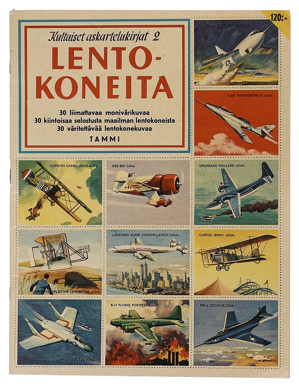 Kultaiset askartelukirjat 2 : Lentokoneita - Piippo, Leo - Lastenkirjat - 10105449279 - 0