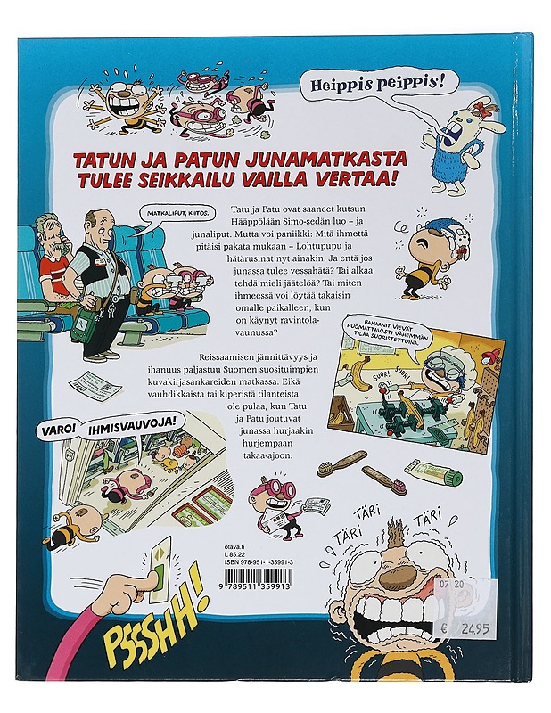 Tatu ja Patu : kovaa menoa kiskoilla - Havukainen, Aino - Lastenkirjat - 10105449289 - 1