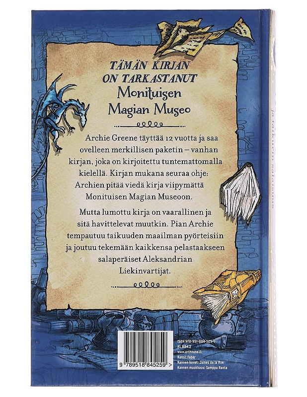 Archie Greene ja taikurin salaisuus - Everest, D. D. - Lastenkirjat - 10105449318 - 1