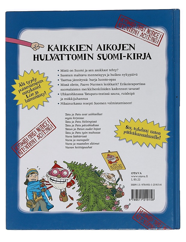 Tatun ja Patun Suomi - Havukainen, Aino - Lastenkirjat - 10105449325 - 1