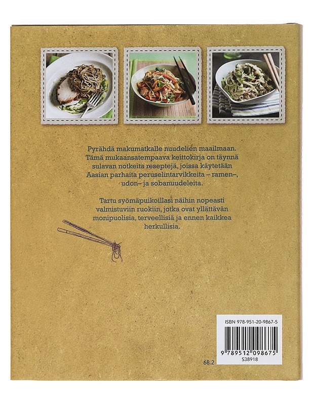 Kaikki nuudelit kulhossa! : ramen-, soba-, udon- ja muita nuudelireseptejä - Donovan, Robin - Ruokakirjat - 10105449366 - 1