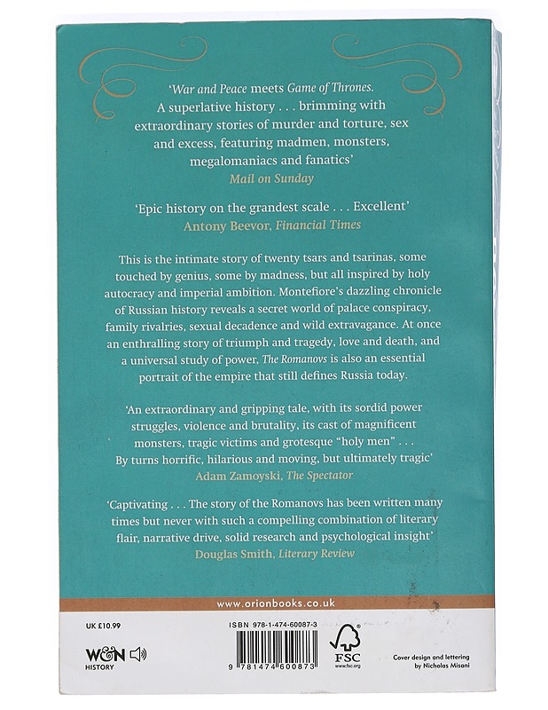 The Romanovs : 1613-1918 - Simon Sebag Montefiore - Elämäkerrat ja muistelmat - 10105449373 - 1
