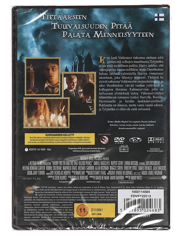 Harry Potter ja puoliverinen prinssi - DVD - DVD-elokuvat - 10105449394 - 1
