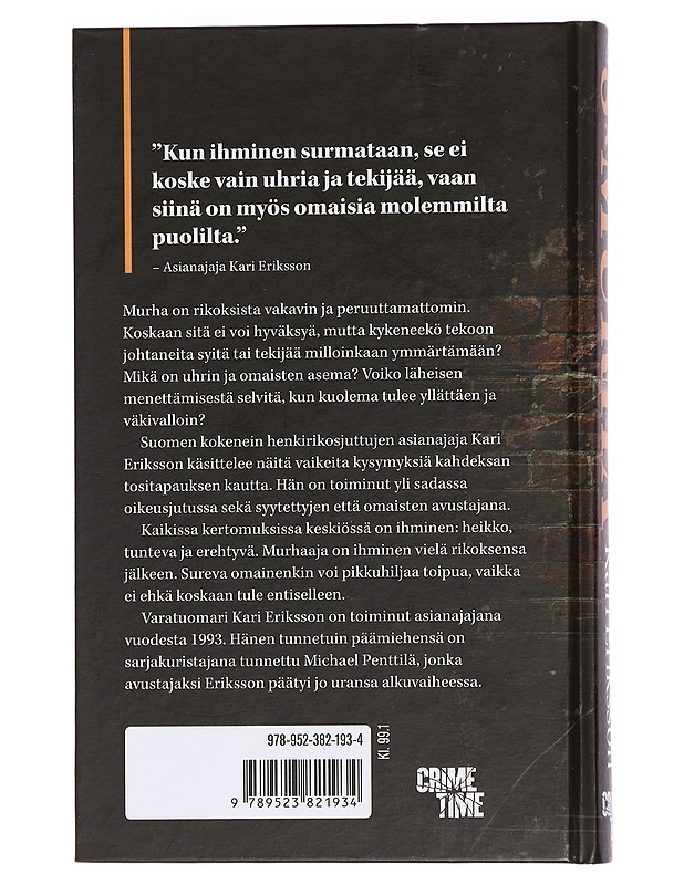 8 x murha - Kari Eriksson - Elämäkerrat ja muistelmat - 10105449434 - 1