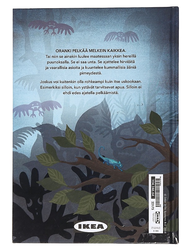 Oranki joka pelkäsi pimeää - Holmqvist, Sophie - Lastenkirjat - 10105449435 - 1