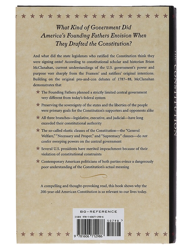 The Founding Fathers' Guide to the Constitution - McClanahan, Brion - Historiakirjat - 10105449443 - 1