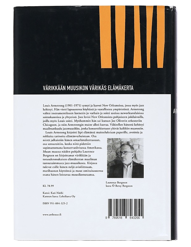 Louis Armstrong - Bergreen, Laurence - Elämäkerrat ja muistelmat - 10105449447 - 1