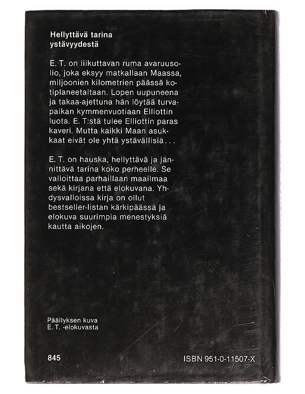 E. T. : Muukalainen avaruudesta - Kotzwinkle, William - Romaanit ja novellit - 10105449545 - 1
