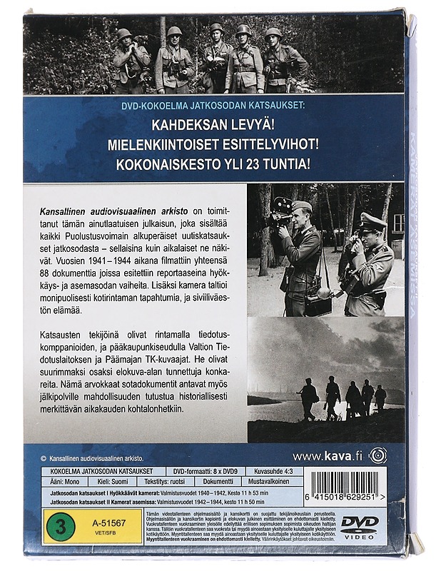 Jatkosodan Katsaukset I-II kokoelma - DVD - DVD-elokuvat - 10105449605 - 1