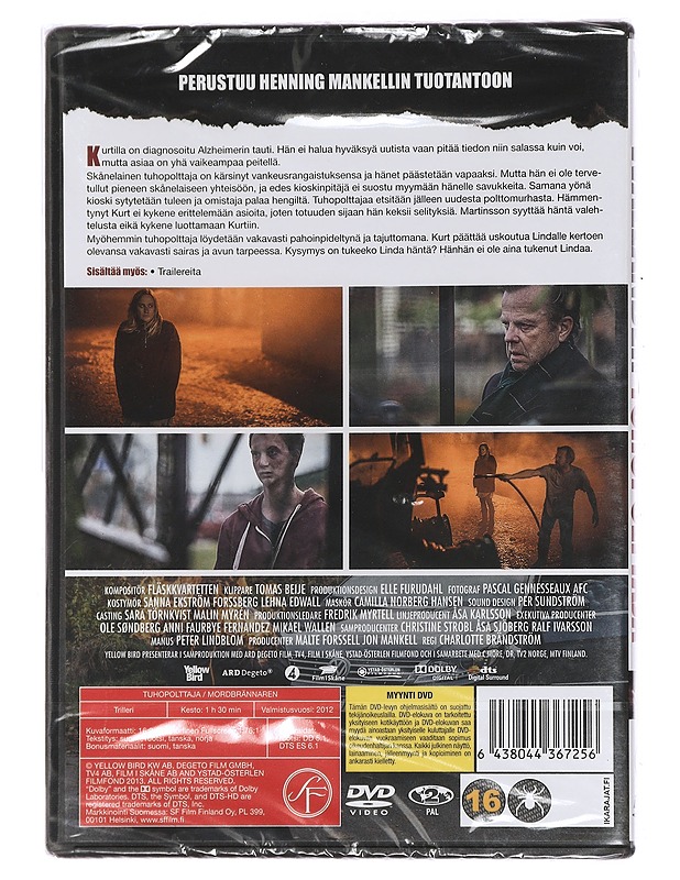 Mankellin Wallander Tuhopolttaja - DVD - DVD-elokuvat - 10105449612 - 1