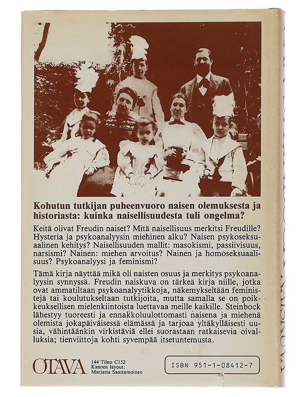 Freudin naiskuva : psykoanalyysi, naisellisuus ja feminismi - Dan Steinbock - Historiakirjat - 10105449680 - 1