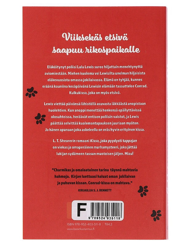 Kissa, joka pyydysti tappajan - Shearer, L. T. - Romaanit ja novellit - 10105449699 - 1