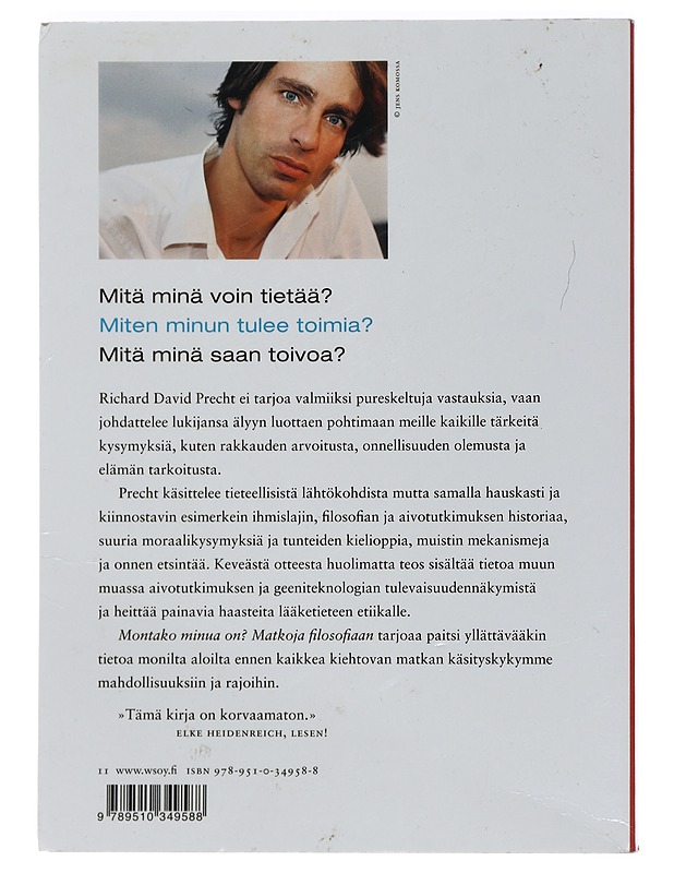 Montako minua on? : matkoja filosofiaan - Precht, Richard David - Historiakirjat - 10105449704 - 1
