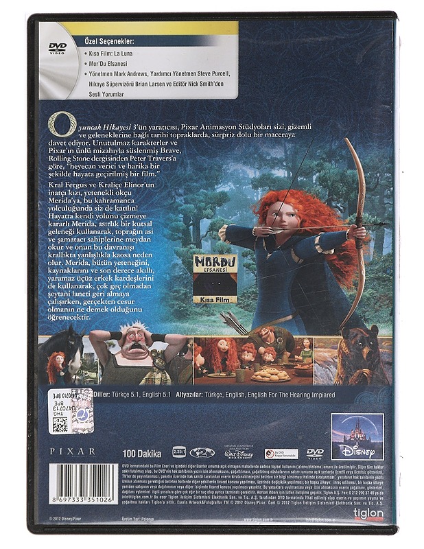 Disney-Pixar Cesur "Brave" - DVD - DVD-elokuvat - 10105449721 - 1