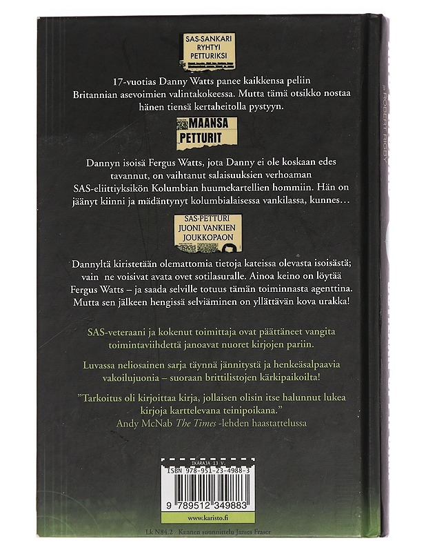 Sotilaan oppipoika - McNab, Andy - Romaanit ja novellit - 10105449722 - 1