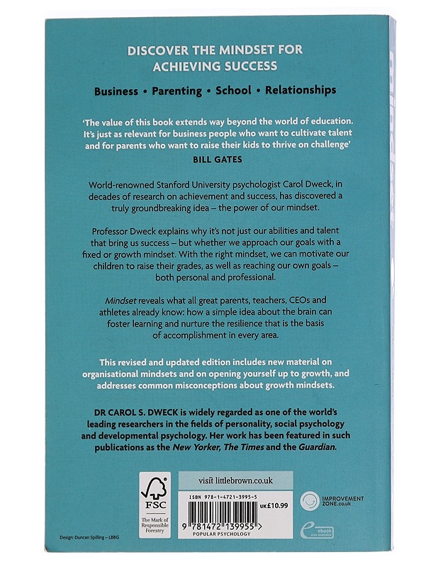 Mindset - Dweck, Carol S. - Tietokirjat ja oppaat - 10105449723 - 1