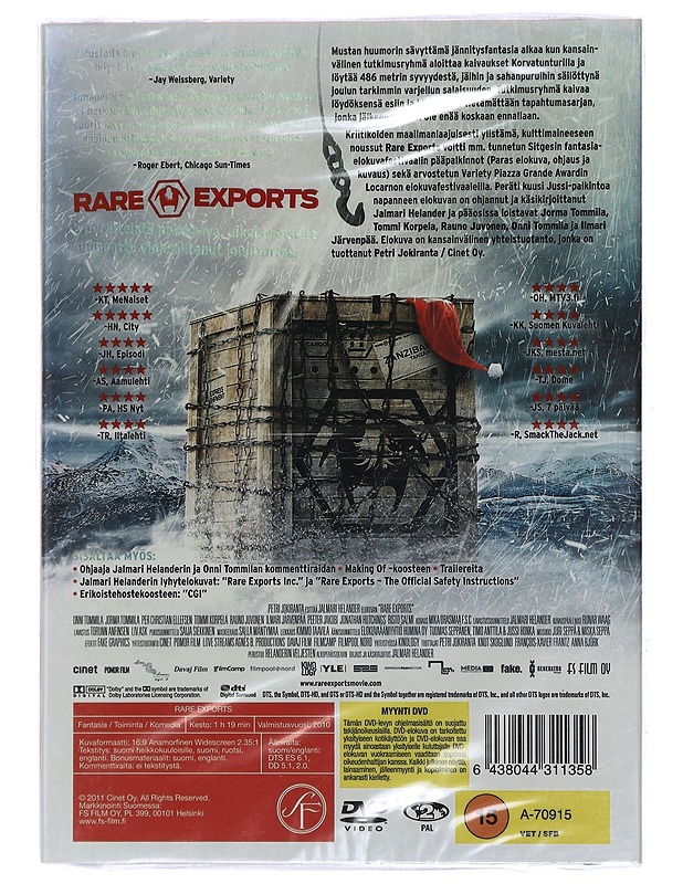 Rare Exports - DVD - DVD-elokuvat - 10105449764 - 1