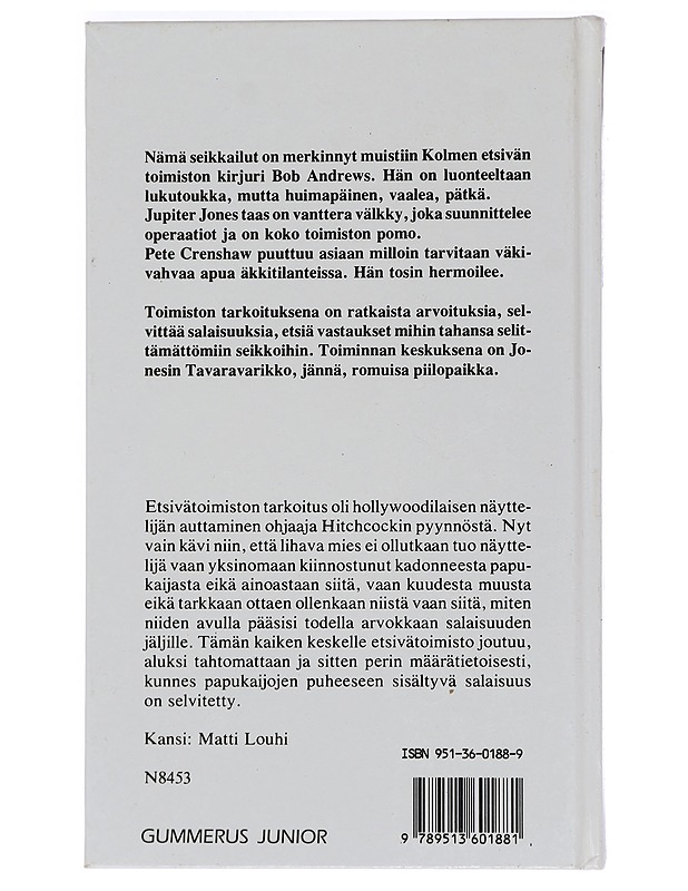 3 etsivää ja änkyttävä papukaija - Arthur, Robert - Nuorten kirjat - 10105449793 - 1