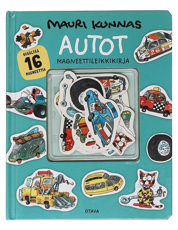 Autot : magneettileikkikirja - Mauri Kunnas - Lastenkirjat - 10105449807 - 0