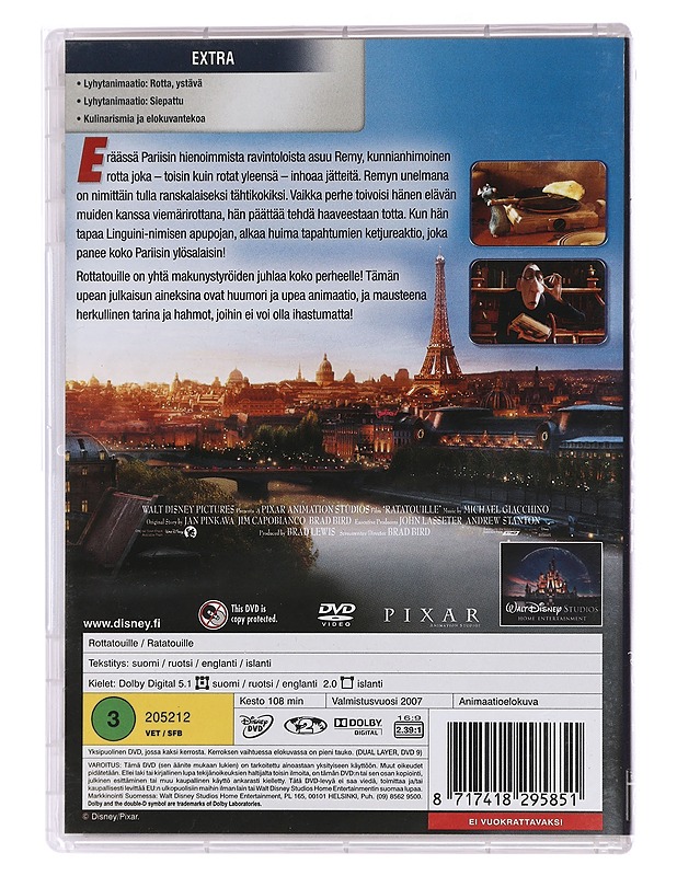 Rottatouille - DVD - DVD-elokuvat - 10105449817 - 1