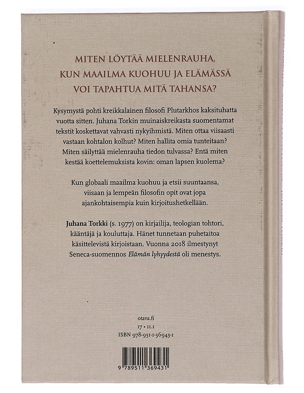 Mielen tyyneydestä - Plutarkhos - Harrastekirjat - 10105449836 - 1