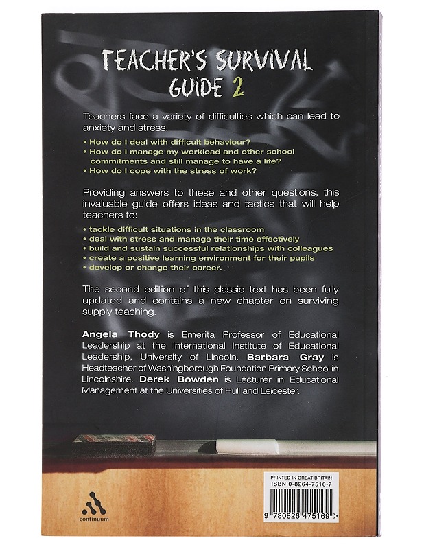 Teacher's Survival Guide 2 - Thody, Angela; Bowden, Derek; Gray, Barbara - Tietokirjat ja oppaat - 10105449895 - 1