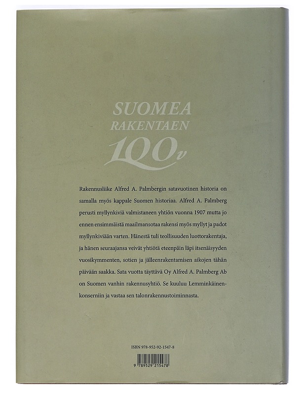 Oy Alfred A. Palmberg Ab 100 vuotta : sukupolvet vaihtuvat, yhtiö elää - Antti Tuuri - Historiakirjat - 10105449892 - 1